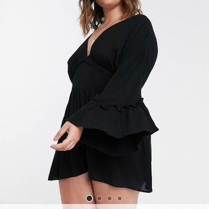 ASOS Curve Black Romper